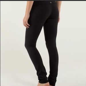 Lululemon Groove Pant Straight Black, Sz 4
